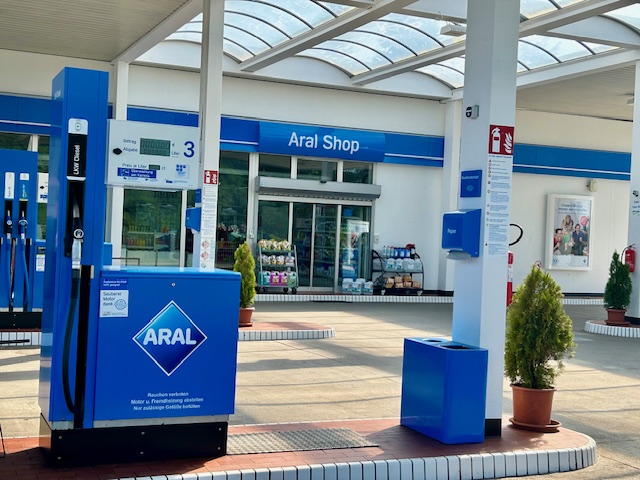 Kraftstoffangebot der ARAL-Tankstelle